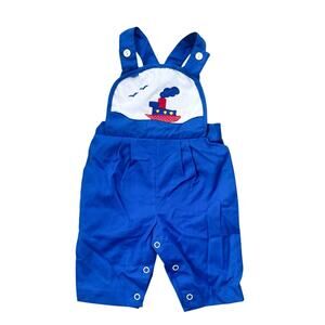 Vtg Baby Steamboat Romper 3-6 mos